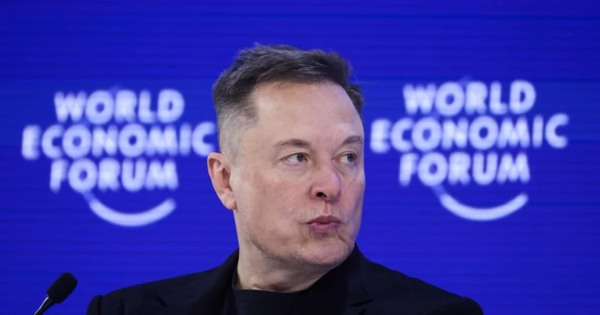 Elon Musk says at Davos that robots will one day outnumber people