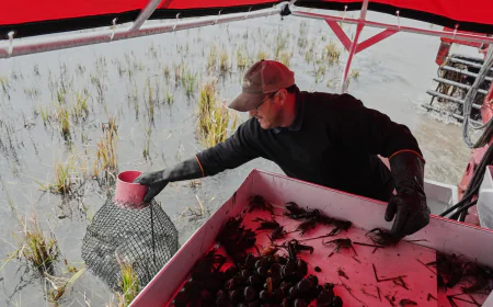 Giant snails and tiny insects threaten the South's rice and crawfish farms
