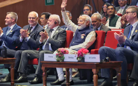 Modi pitches India as global artificial intelligence hub at AI summit