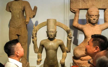 Cambodia Celebrates the Return of Looted Artifacts from Tainted Dealer