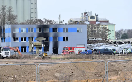 Czech police arrest 3 over arson at drone warehouse supplying Ukraine