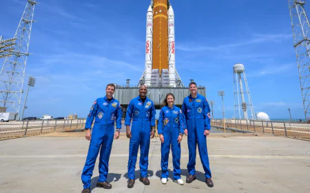 NASA begins the countdown for humanity's first launch to the moon in 53 years