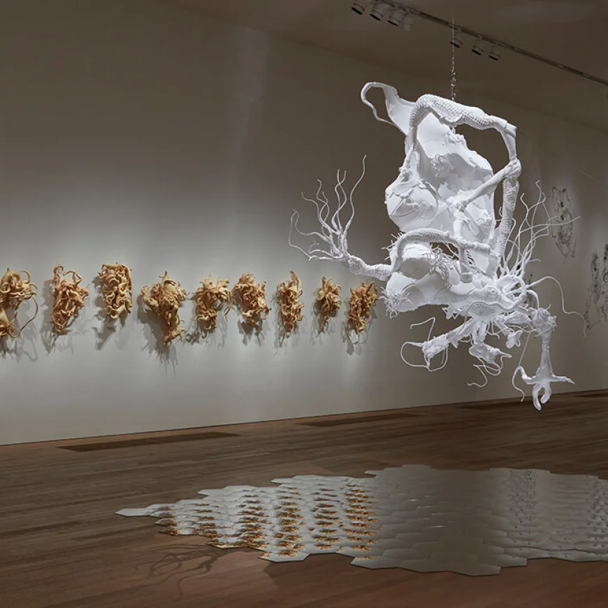 Outside Art Basel Hong Kong, Cyborgs, Abstractions and More