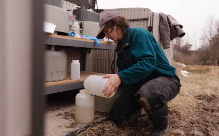 Warming winters lead to more nitrate pollution in the drinking water near farms