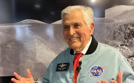 Q&A: Apollo astronaut Schmitt talks about getting back to the moon and life in the universe