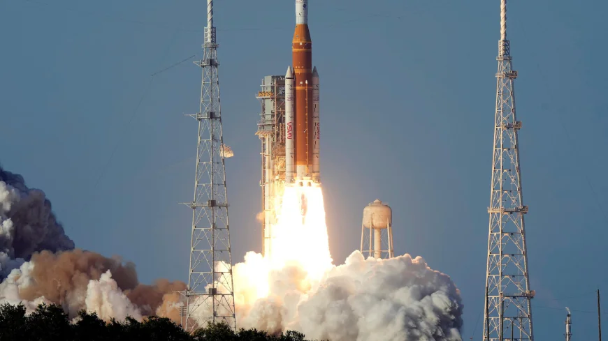 Artemis II astronauts bound for moon after rocketing away on NASA's first lunar voyage in decades