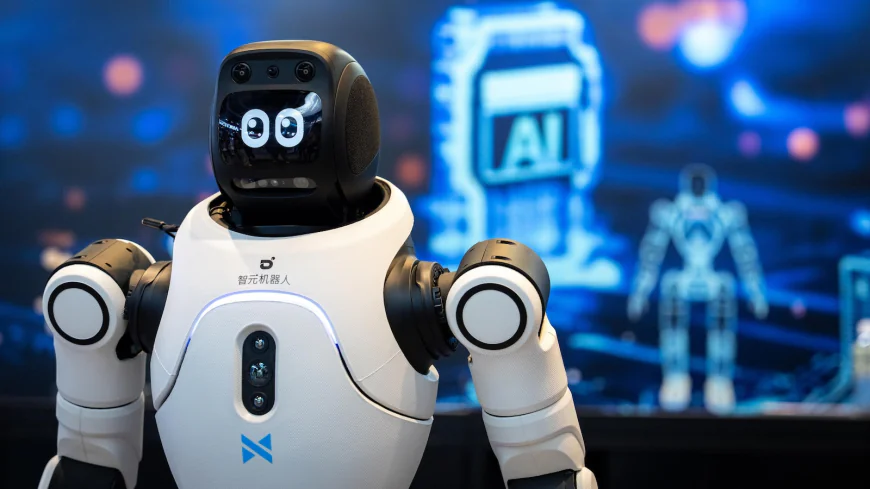 Humanoid robots show off their language and boxing skills in Hong Kong