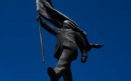 New Banksy Statue Causes Stir in Central London