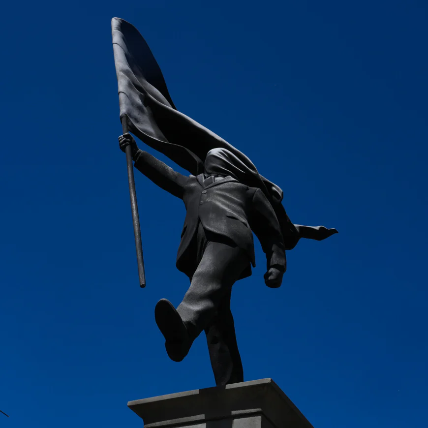 New Banksy Statue Causes Stir in Central London